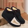 Sapatos de Algodão com Solado Macio para Mães de Meia-Idade e Idosas, Novo Estilo Inverno 2026, Botas Curtas Confortáveis e Versáteis, Forradas com Lã e Espessadas, Botas de Neve Antiderrapantes