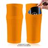 Protetor de perna capa fixa meias de inserção interna bolso coberto protetor de perna inserção reforçada de camada dupla bolsa meias de futebol