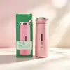 Taza Bonita y de Moda, Alto Valor Estético, Taza de Regalo Portátil, Vaso de Agua Promocional de Vidrio de Doble Pared