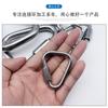Anillo de Conexión Triangular 304 Acero Inoxidable Equilátero Merson Lock Equipo de Escalada Rápido Alta Resistencia Duradero