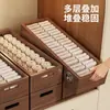 Caja de almacenamiento de calcetines de madera maciza, organizador de ropa interior para uso doméstico, adecuada para guardar ropa íntima, se puede apilar dentro de armarios y cabe en espacios estrechos, perfecta para toda la familia