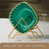 Silaiman Light Luxury Phnom Penh Diamond Bone Spitting Dish Lanche de qualidade alimentar doméstica Frutas secas Prato de frutas secas Prato de lanche de doces