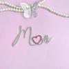 Copyright Estilo Ins Día de la Mujer Día de la Madre Diamante Flash Decoración de Pastel Corazón Mamá Mamá Mamá Diamante Pastel Plug-In