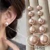 Pendientes de Perla Rosa de Alta Calidad con un Diseño de Nicho de Alta Gama, Lujo Ligero, Estilo Versátil y Popular, Pendientes y Accesorios para Orejas al por Mayor