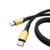 Cabo de dados Typec duplo de carregamento rápido 240W transfronteiriço para Apple 15/16, notebook Huawei, cabo carregador de carro