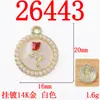Moda y Sencillez Borde de Perla Tulipán Retro Aleación de Alta Gama Accesorios Colgante Pulsera Pendientes Accesorios para Manualidades