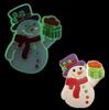 Muñeco de Nieve Navidad Zuecos Luminosos Flor para Zapato Bolso de Playa Flor para Zapato Hebilla para Zapato Accesorios DIY Accesorios Decorativos Transfronterizo