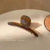 Pinza Elegante de Sentido Avanzado para el Cabello de Mujer Clip de Tiburón para la Parte Trasera de la Cabeza Estilo Nuevo 2024 Pinza de Agarre de Ácido Acético Pinza para el Cabello Tocado