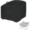 Funda impermeable de tela Oxford para mecedora de patio exterior, adecuada para mecedoras extragrandes y sillas de mimbre