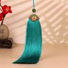 Nuevo marcador de borla de cloisonné de estilo antiguo hanfu, pequeño marcador colgante, disco U, llavero, cordón, borla
