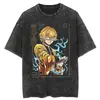 Camiseta Informal con Estampado de Animación 2025 Moda de Verano para Hombre y
