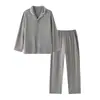 Conjunto de Pijama Cardigan de Felpa Cálida tipo Nube para Hombre de 230g, Engrosado para Otoño e Invierno, Ropa de Casa Cálida y Cómoda que se Puede Usar Afuera