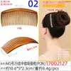 Nova Faixa de Cabeça Preta Grande de Material de PC de 10,5 cm Pente de Cabelo com 29 Dentes para Guardar Franja Quebrada na Parte de Trás da Cabeça Feminina