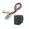 Adecuado para el nuevo interruptor de doble botón de Honda, interruptor doble para luz antiniebla, luz diurna, grabadora, modificación de fuente de alimentación de radar