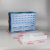 Caja de Almacenamiento para Artículos Varios de Escritorio Plástico Simple Tipo Cajón Compartimentada Caja de Herramientas para Piezas Clasificación y Organización Hogar Montado en Pared