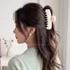 Pinza de tiburón extragrande con un toque de alta gama, pinza para el cabello exquisita y robusta para la parte posterior de la cabeza, adecuada para cabello grueso
