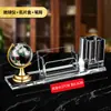 Porta lápices de cristal creativo, elegante y lindo, multifuncional, caja de almacenamiento de tarjetas de visita de alta gama, regalo souvenir personalizado para eventos de empresa
