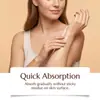Creme hidratante para pele com colágeno hidrolisado e alantoína para cuidado completo do rosto e corpo, fácil de aplicar, absorve bem, delicado e não pegajoso