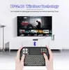 M2 Proyector de Caja de TV Inteligente con Luz de Colores Control Remoto para Computadora TV Teclado y Ratón Inalámbricos de Doble Modo 2.4G+Bluetooth Rodillo