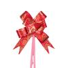 Frete Grátis 18 Pequenas e Médias Rosas em Formato de Coração com Laço Estampado Flor de Mão Presente de Feriado Embalagem de Flores Fita de Flor