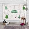 Amazon ins comercio exterior árbol de Navidad Pino tela colgante tela decorativa de pared tela de fondo festivo fresco tapiz simple