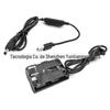 8. 4vusb-5525 + DR400 BP511 bateria falsa adequada para câmera Canon 50D D30 D60