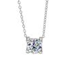 Colgante de Plata S925 Collar Clásico Cabeza de Toro Moissanita Diamante Simulado Venta Directa de Fábrica Envío Directo de Una Pieza Ocho Corazones Ocho Flechas