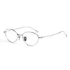 Armazones Ovalados para Gafas de Titanio Puro al por Mayor, Armazones de Alambre Dorado, Armazones Elegantes para Gafas para Niñas, Armazones para Gafas de Miopía