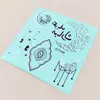 Pegatinas de Tatuaje Nuevas Transfronterizas Blanco y Marrón Medio Oriente Dorso de la Mano Tatuaje Luna Impermeables Temporales Pegatinas de Tatuaje de Transferencia de Agua