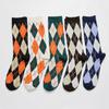 Calcetines Orgánicos de Algodón para Hombre, Calcetines de Media Caña Otoño e Invierno, Calcetines Trendy Ins con Personalidad de Dibujos Animados, Calcetines para Hombre de Talla Grande, Directo de la Fábrica Fuente