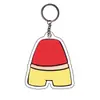 Chaveiro Pingente de Animal Alfabeto Infantil Fofo Transfronteiriço Acrílico Alfabeto Inglês Criativo Acessórios DIY Atacado