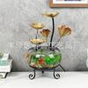 Adornos de agua corriente para pecera de la suerte, sencillos y transfronterizos, para el hogar, la sala de estar, la oficina, adornos de paisaje con agua corriente, decoraciones artesanales