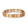 Pulsera Modular 2026 Venta Caliente Transfronteriza Joyería de Acero Inoxidable Italiana Europea Americana Pulsera No Se Desvanece Adornos para Mano de Hombres y Mujeres