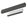 Spot de LED de Fita Montado na Superfície, Sem Necessidade de Furação, Luz Linear com Grade Antirreflexo, Iluminação de Teto para Sala de Estar Sem Luz Principal