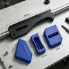 Transfronterizo dedicado a pala para calafateo profesional pegamento ángulo raspador hembra pala para pegamento de vidrio raspador de pegamento residual herramienta de costura de belleza