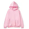 Comercio exterior transfronterizo suéter cárdigan con cremallera para hombre y mujer suéter con capucha color liso top deportivo otoño e invierno
