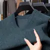 Chaleco de lana para hombre de primavera y otoño, chaleco suéter sin mangas para padres de mediana edad y mayores, ropa para hombre
