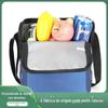 Cross-Border Foldableing Pu Insulated Meal Bag Outdoor Waterproof Isolated Ice Bag Bolsa isolada Personalização
