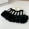 Estilo Nuevo Otoño e Invierno Sombrero de Pescador Tejido a Mano con Borde de Felpa Engrosado Sombrero de Lana para Mujer Otoño e Invierno Resistente al Frío para Exteriores y Cálido