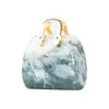 Bolsa de Cristal de Jade 3cm Minibolso Colgante Estilo Ins Adorno Decorativo de Oficina Bolso de Cristal