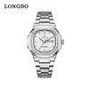 Nuevo reloj para hombre Longbo, reloj de pulsera de moda de negocios para hombre, venta directa de fábrica TK 83873