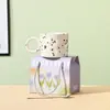 Taza de cerámica Bobo con orejas grandes, taza de agua para celebrantes de Internet, regalo de acompañamiento, taza creativa, taza de café para el desayuno, taza para parejas