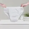 [Personalizado] Roupa Íntima Descartável Masculina Atacado Algodão Cinza Viagem Sem Lavar Conveniente Calças para Cuidados com Idosos