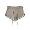 Xz24406-24 verano nuevo estilo americano chica sexy diseño de color en contraste estilo retro cintura baja abertura pantalones cortos deportivos