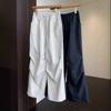 Pantalones como overoles de secado rápido, ligeros y con sensación fresca, pantalones de pierna recta de cintura alta para mujer, primavera y verano nuevos S0417G
