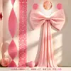 Decoração de Quarto de Casamento Sala de Estar de Casa Nova Decoração Pendurada com Laço de Casamento Cenário de Casamento Chinês Montagem de Atmosfera Suprimentos de Casamento