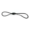 Wenchen Cuerda Elástica Negra Banda Elástica de Nylon y Algodón Accesorios Banda de Goma Cuerda Elástica