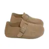 Zapatos Birkenstock Retro Japoneses para Mujer 2026 Otoño Nuevo Estilo Cómodos Suela Gruesa Aumentadores de Altura Mocasines Birkenstock Mocasines de Cobertura Total