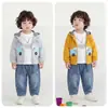 Lindo Conjunto de Tres Piezas con Capucha a Cuadros y Cremallera, Ropa Nueva de Primavera y Otoño para Niños y Niñas de 0 a 5 Años, Como Ropa de Abrigo