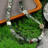 Venta Caliente Transfronteriza 10*10mm Piedra Natural Ágata Cristal Forma Especial Cuadrada con Ranura Pieza Cuadrada Joyería Accesorios DIY